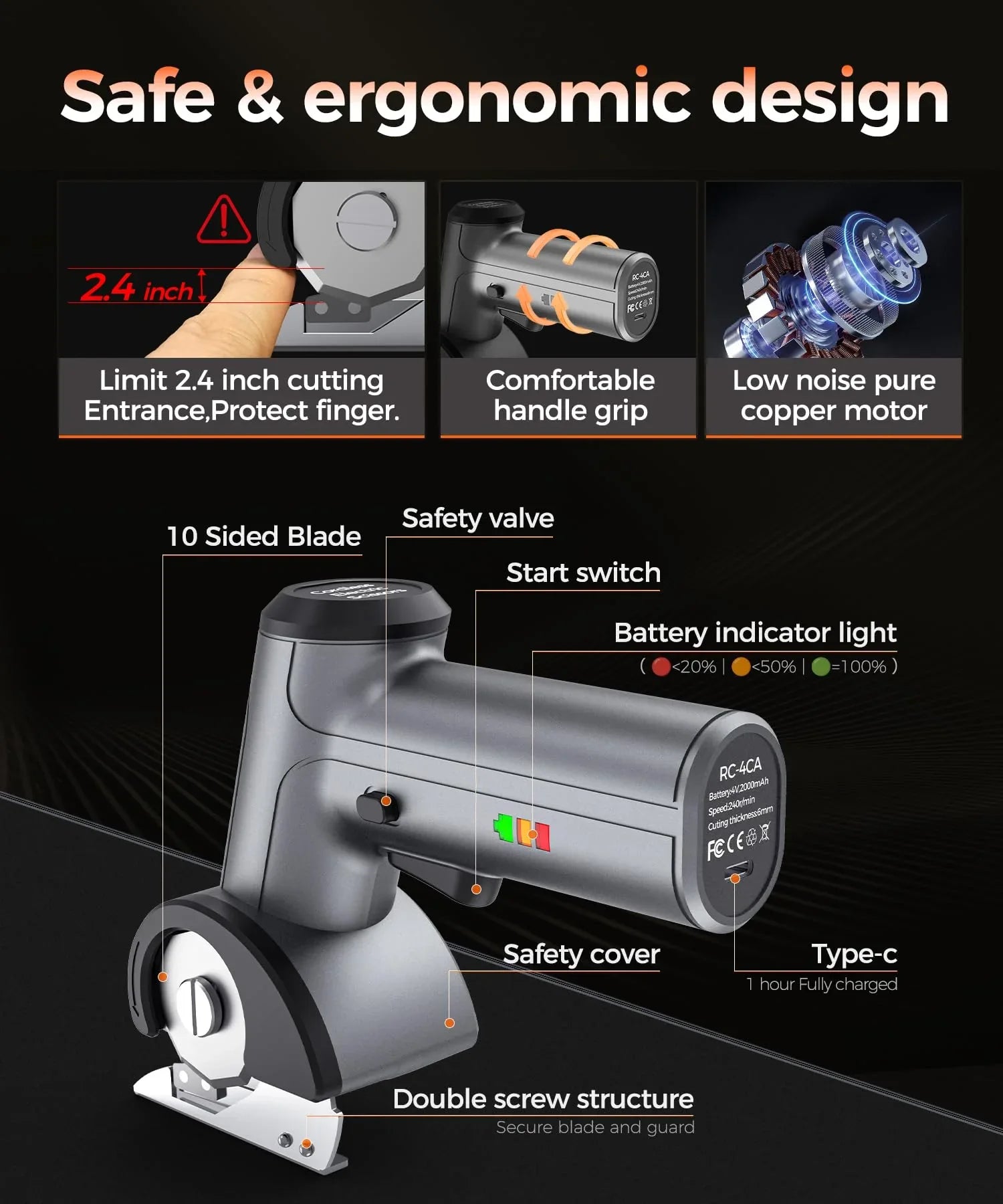 Mroace Cordless Electric Scissors - MROACE