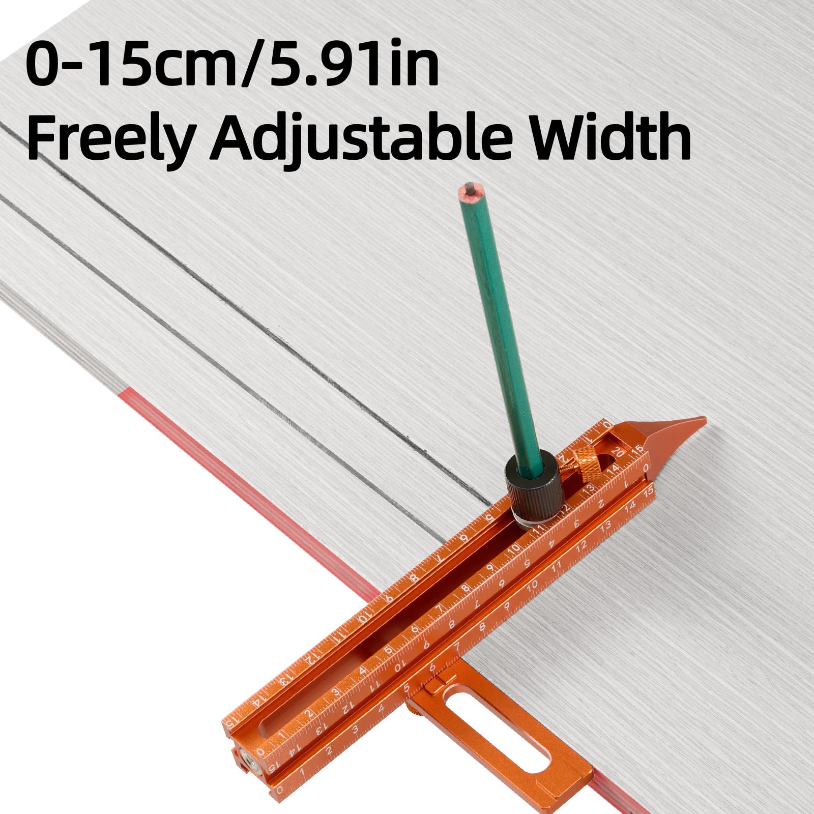 Mroace Magnetic Laser Scale Marking Ruler
