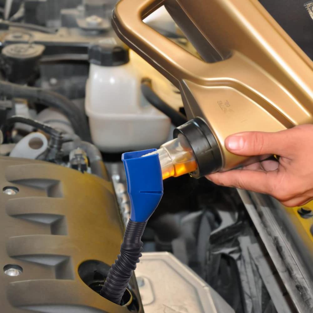 Mroace Car Flexible Draining Tool Snap Funnel