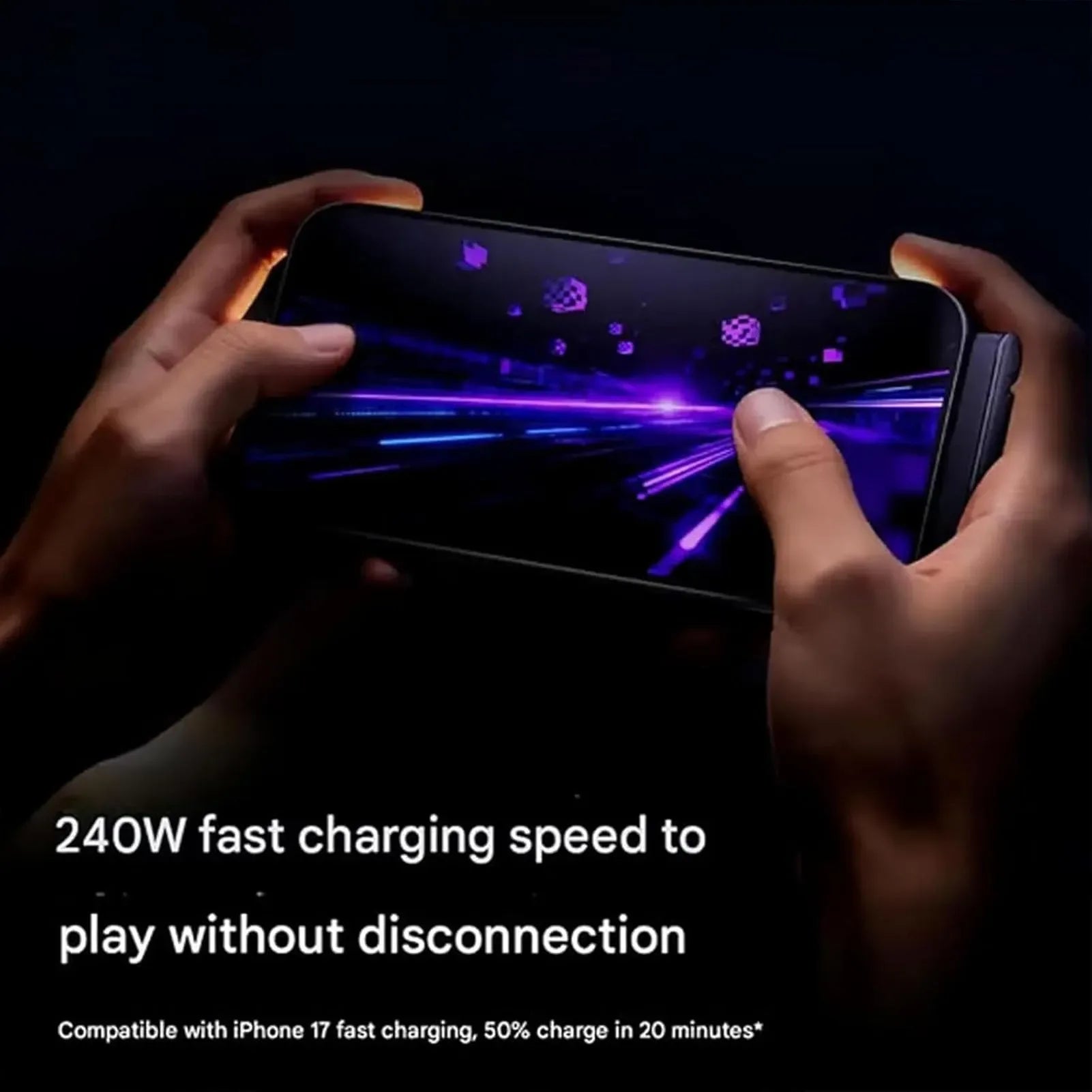 Mroace 240W Fast-Charging 2-in-1 Stand Hidden Cable - MROACE