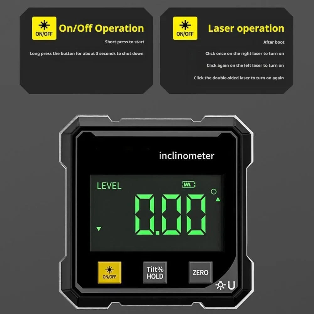 Mroace Laser Electronic Digital Angle Finder - MROACE