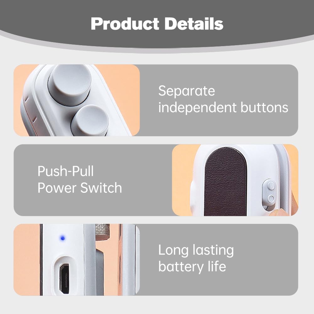 Mroace 2 in 1 Mini Bag Sealer with Cutter