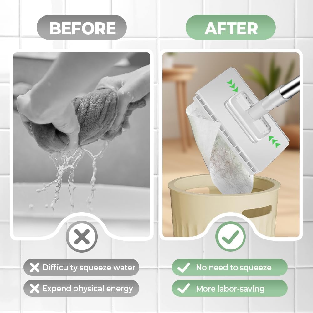 Mroace No Wash Clip Mops  kit