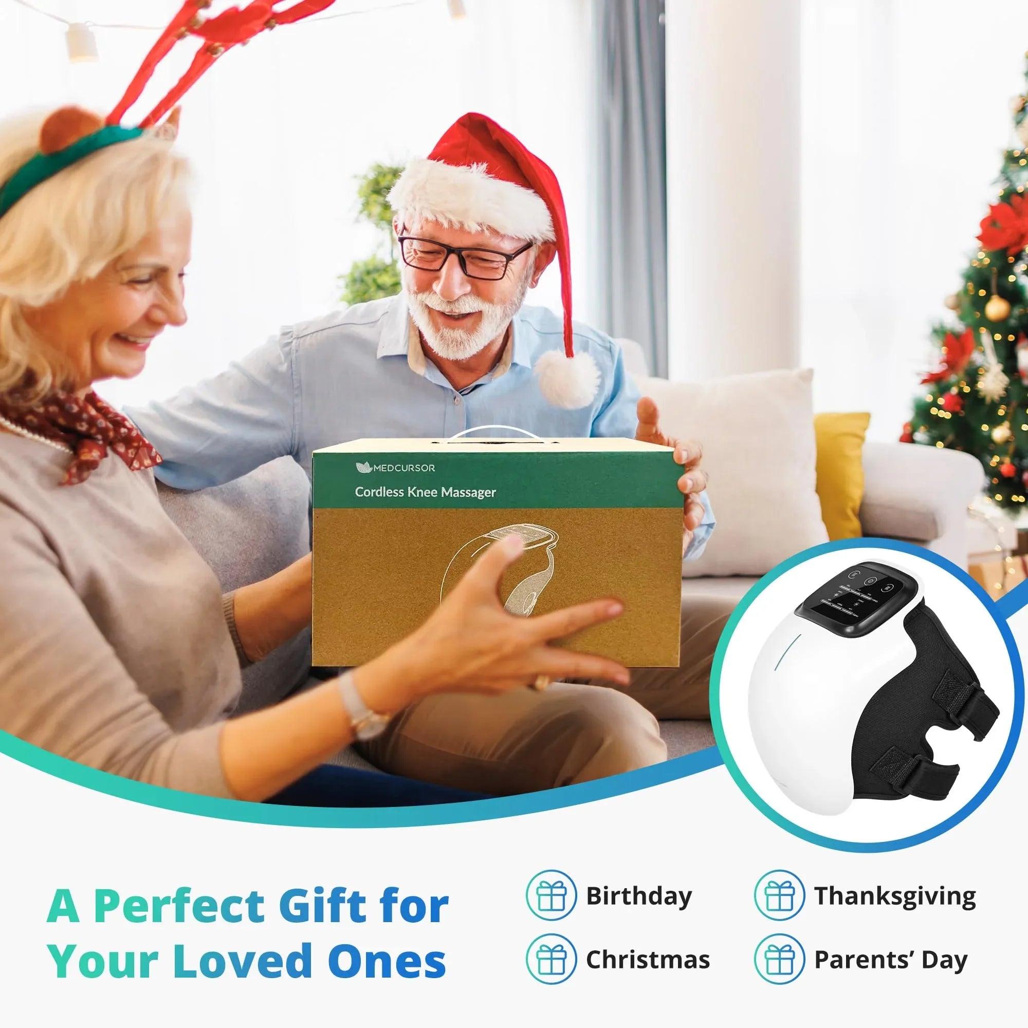 Mroace Cordless Heated Knee Massager - MROACE