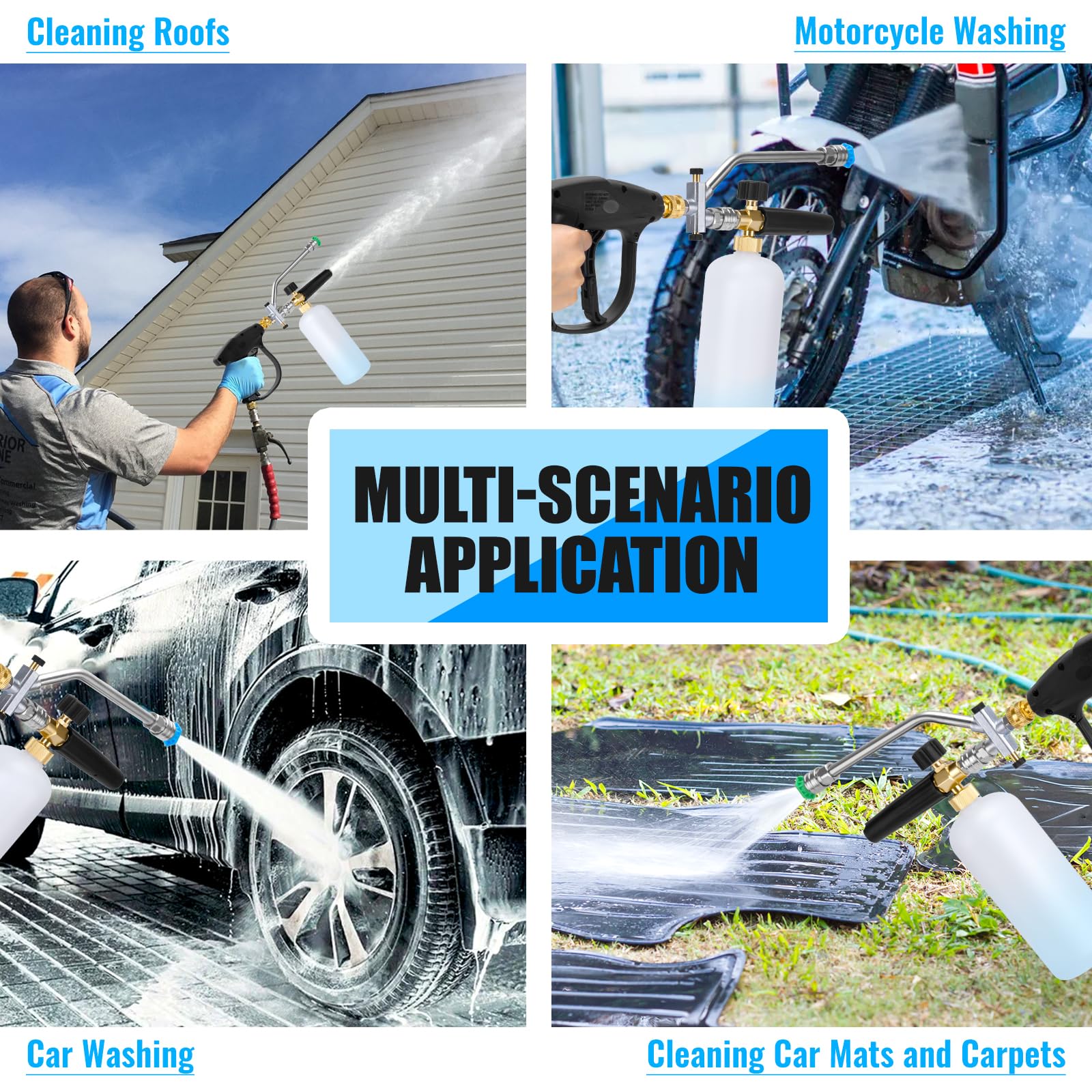 Mroace 2-in-1 Dual-Function Foam Sprayer