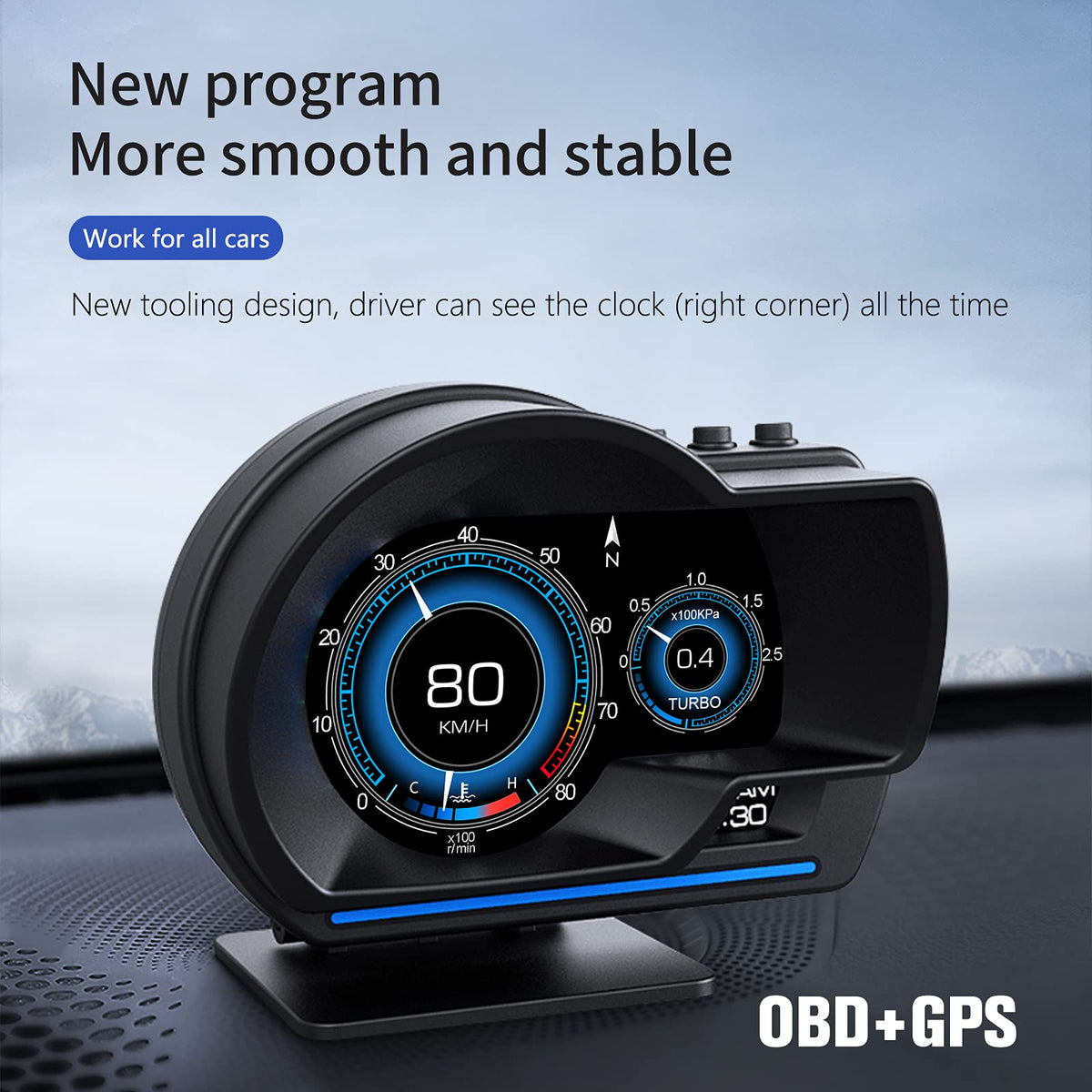 Mroace OBD All In One Gauge Display Speedometer