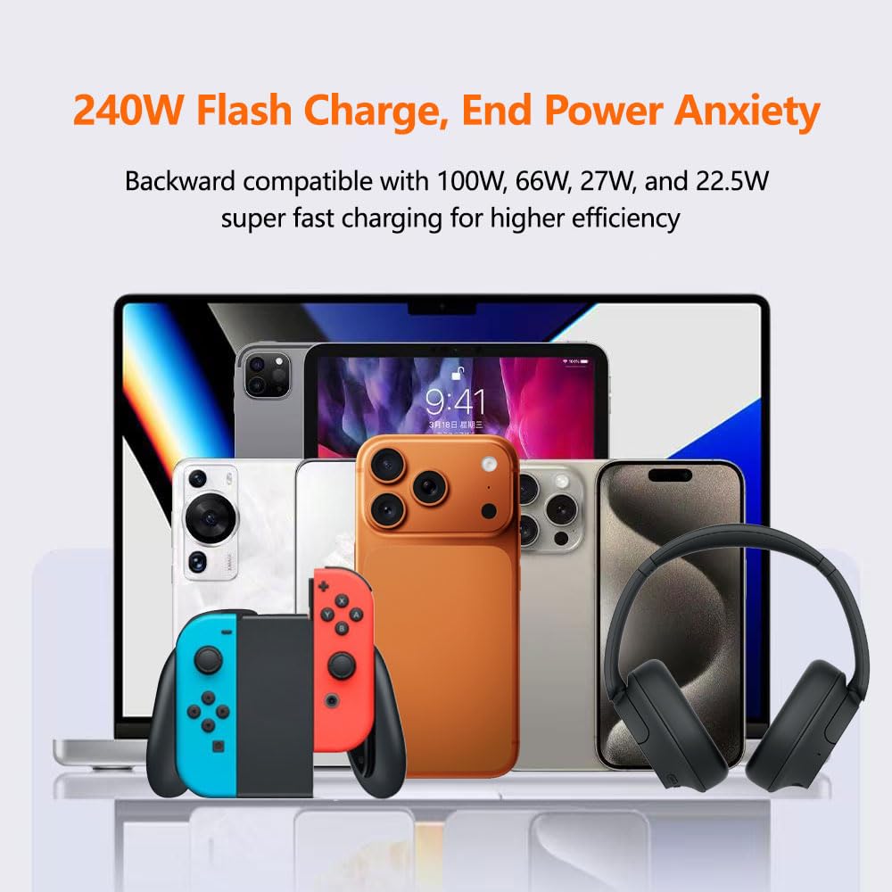 Mroace Fast Charging USB C Phone Stand Cable