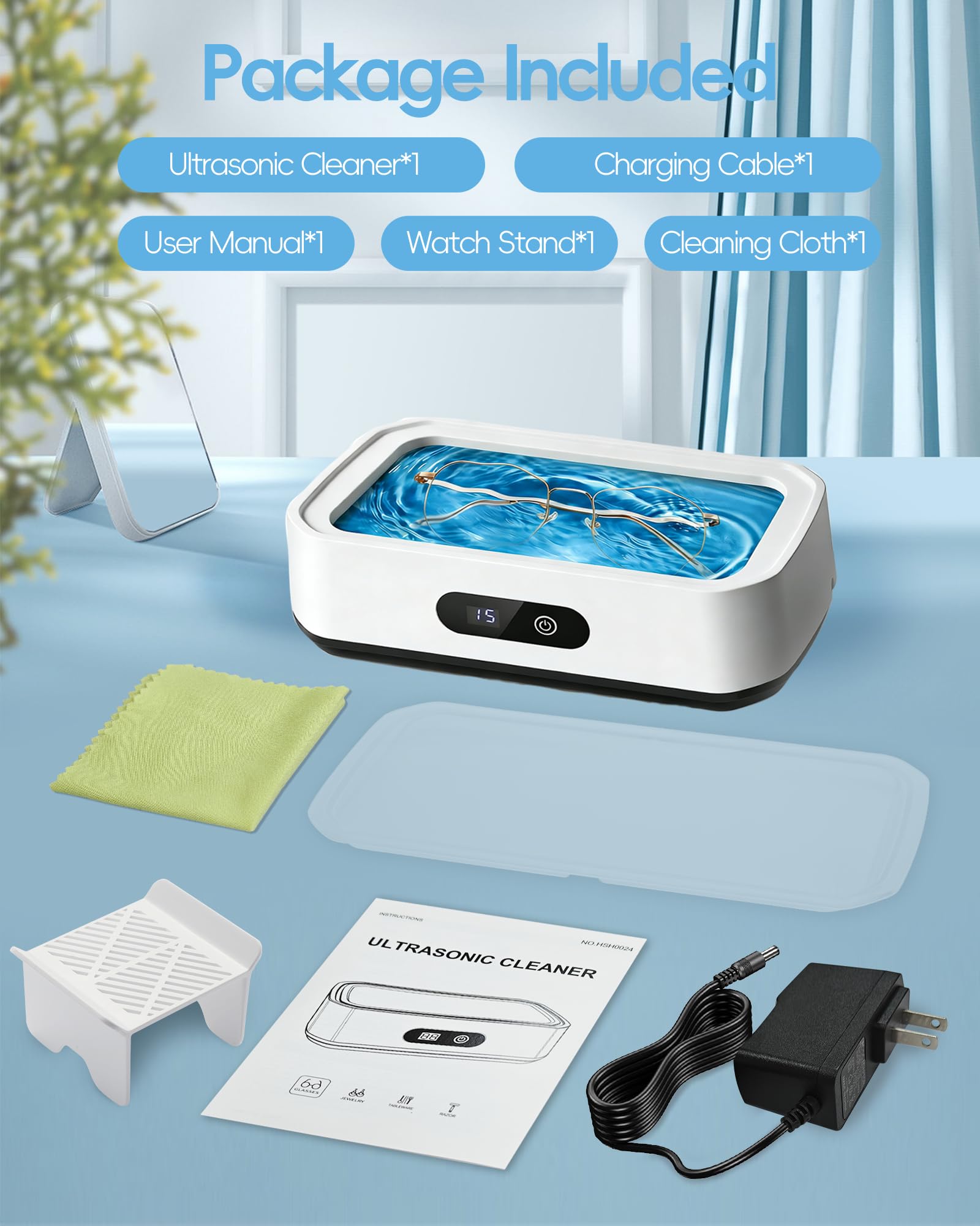Mroace Portable Ultrasonic Cleaner