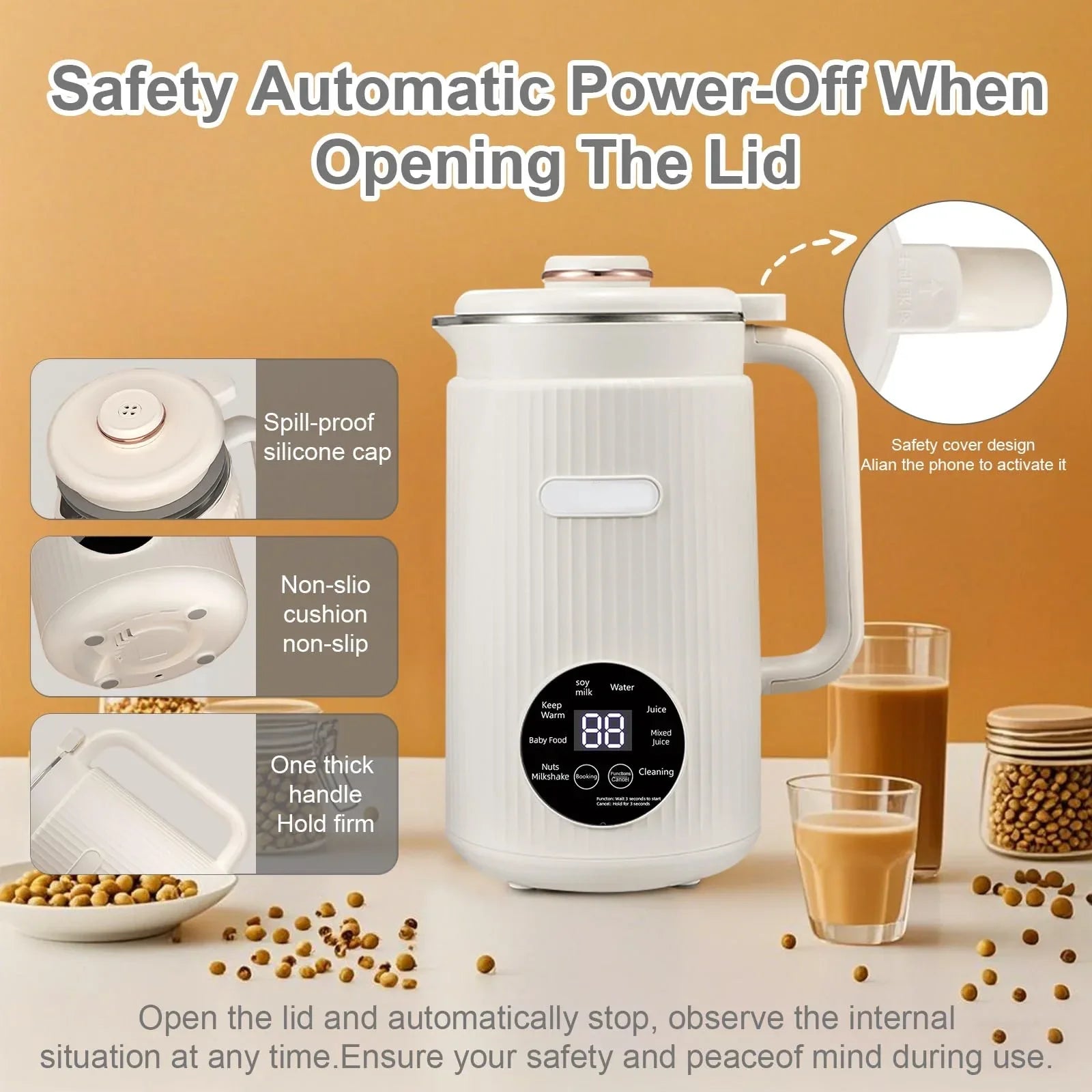 Mroace Automatic Large-Capacity Nut Milk Maker Blender - MROACE