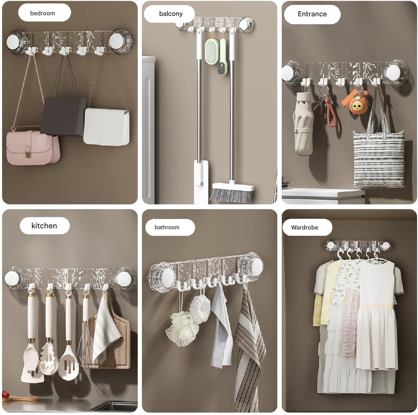 Mroace Rotating Shower Suction Cup Hook