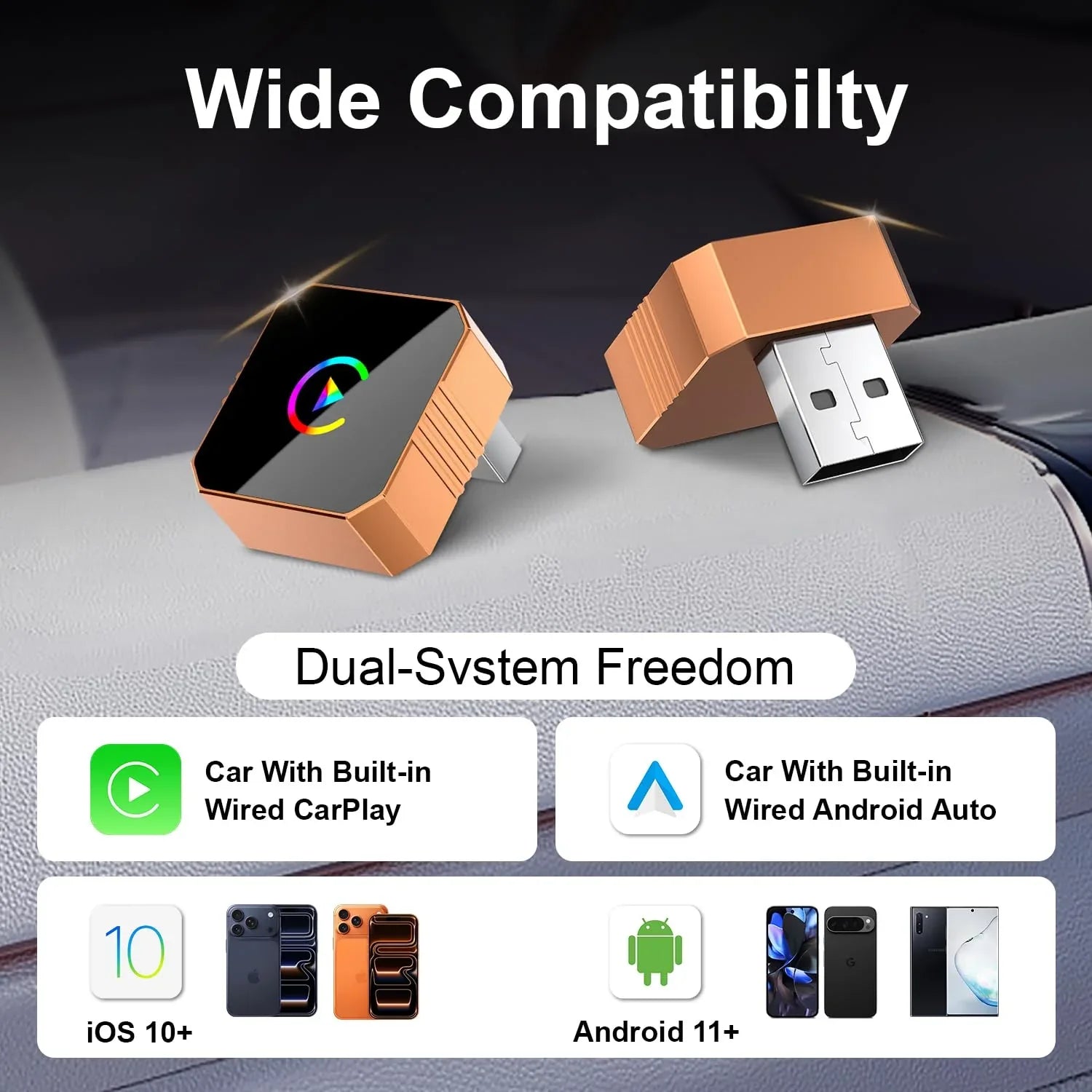 Mroace Wireless CarPlay Adapter - MROACE