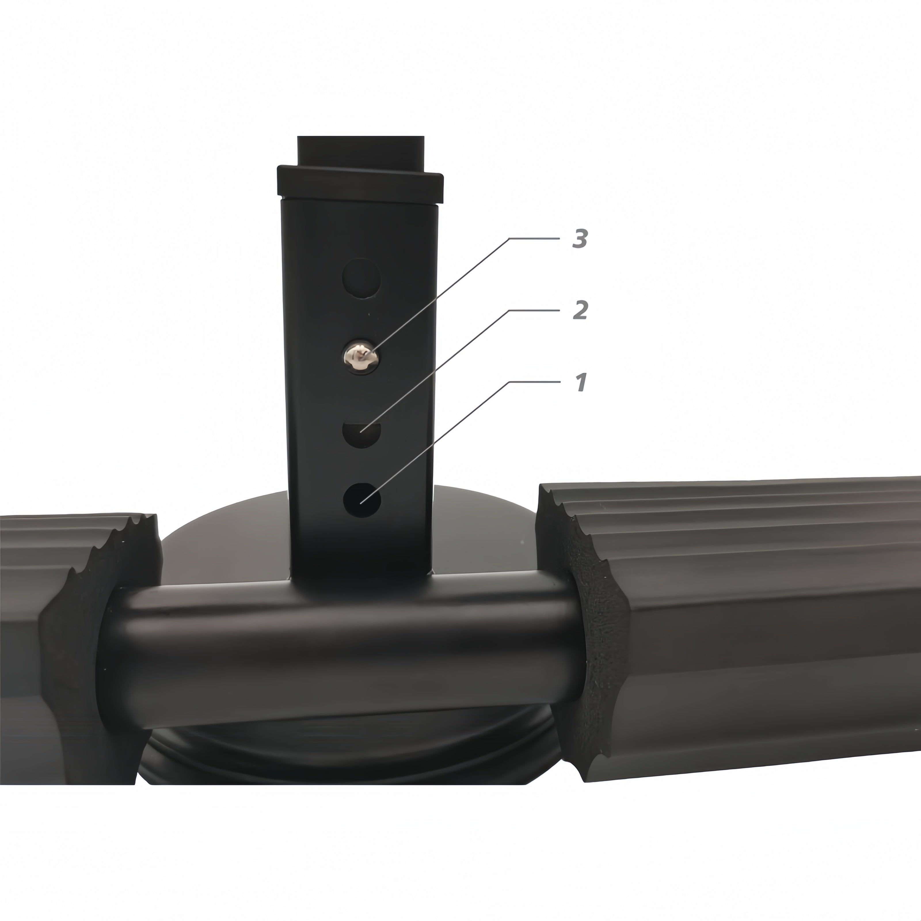 Mroace Black Sit Up Bar for Home Workouts