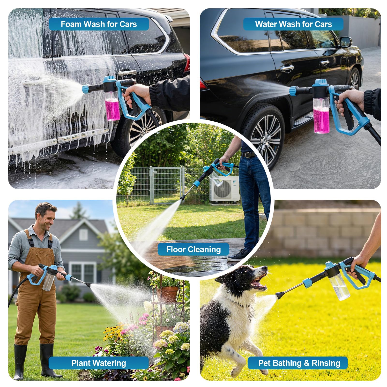 Mroace Car Wash Foam Gun for Garden Hose