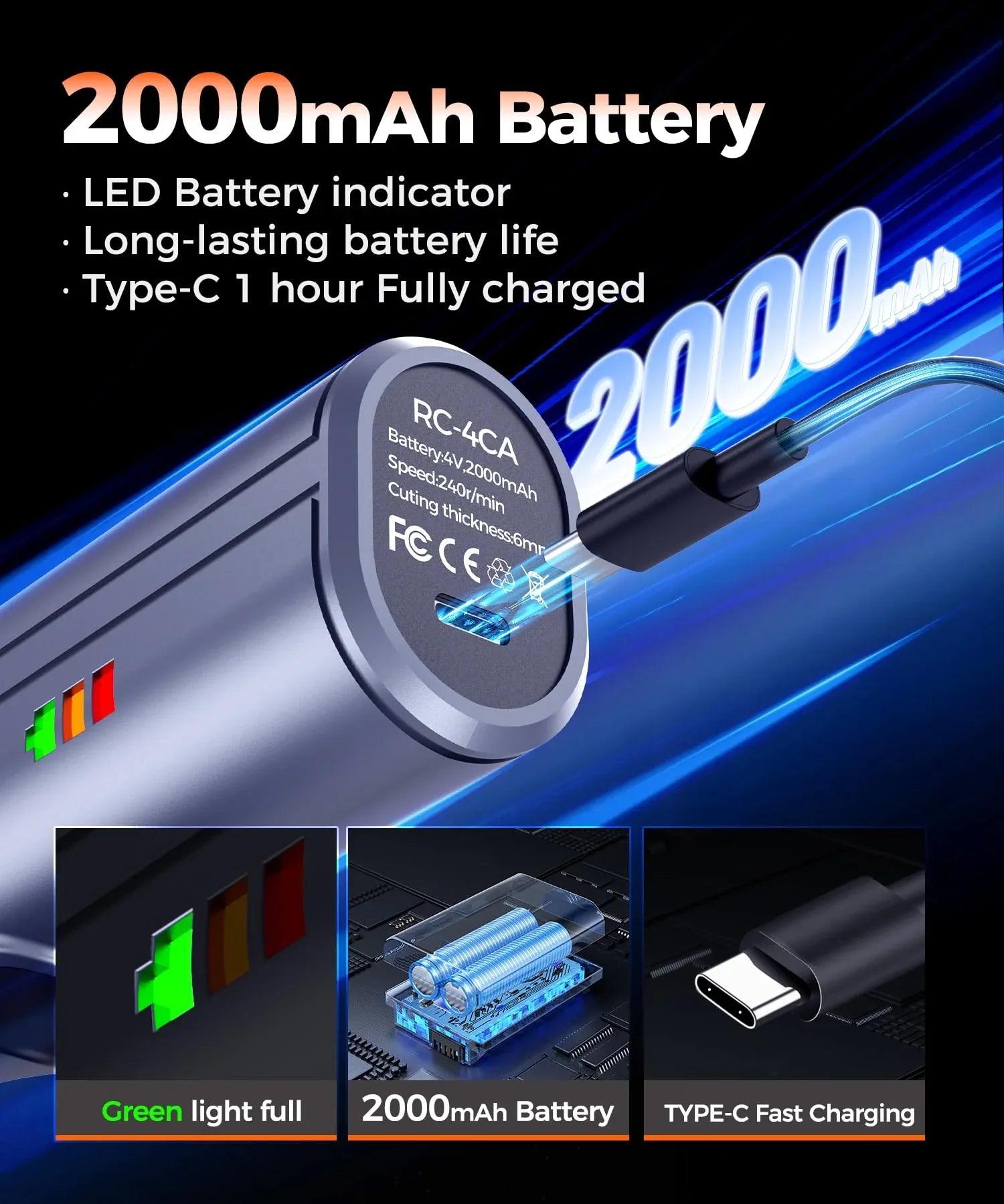 Mroace Cordless Electric Scissors - MROACE