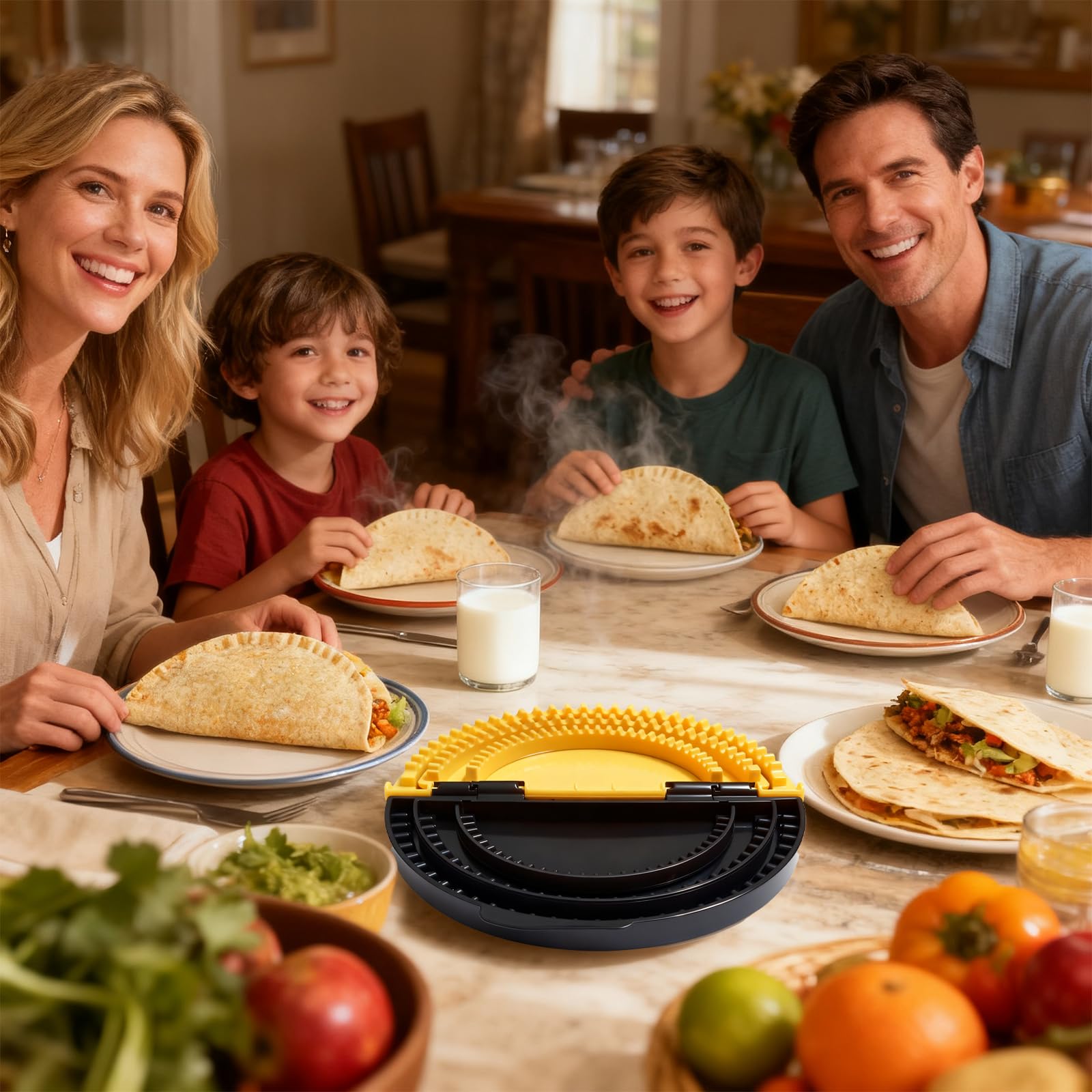 Mroace 3-in-1 Tortilla Sealer & Crimper Press