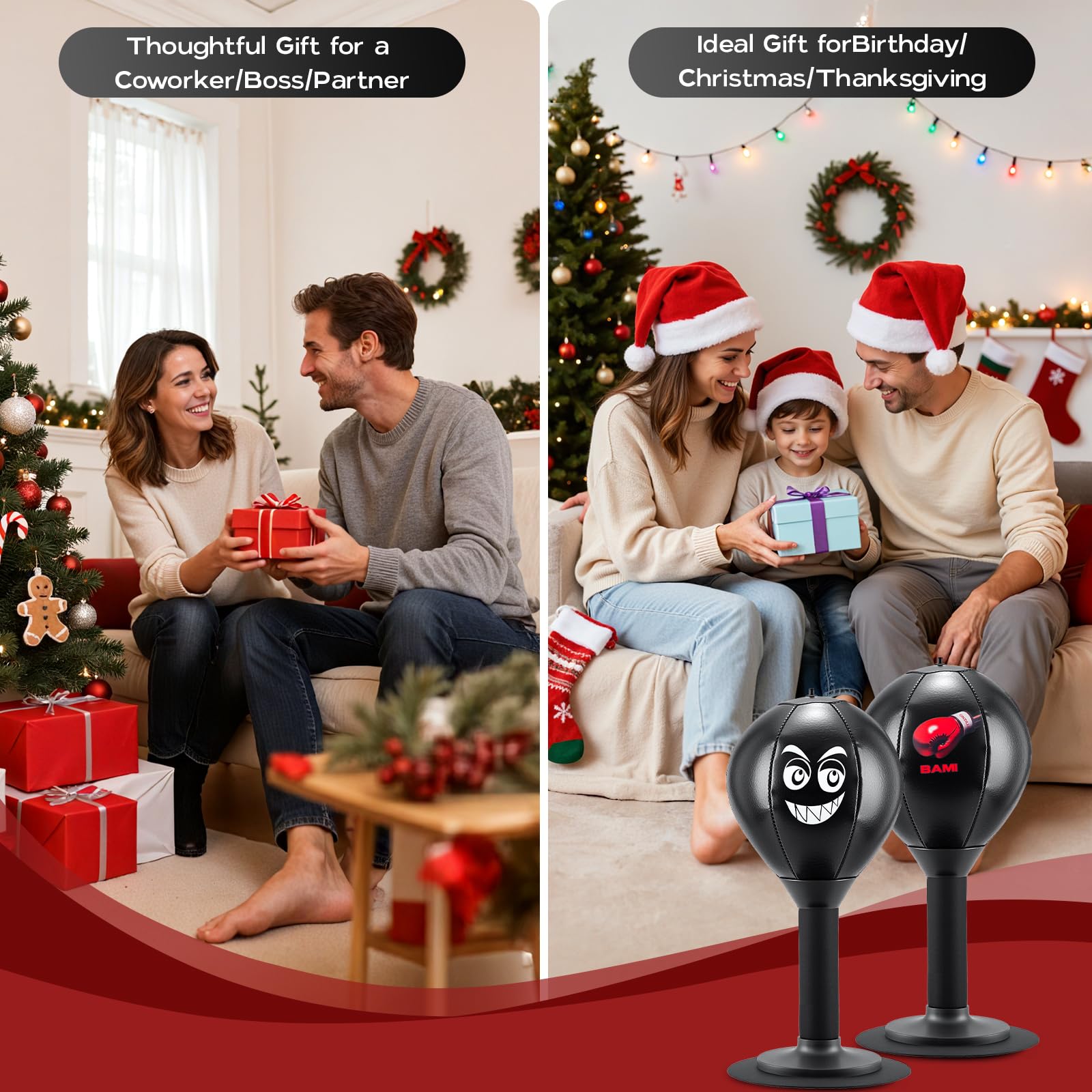 Mroace Portable Desktop Stress Relief Punching Bag