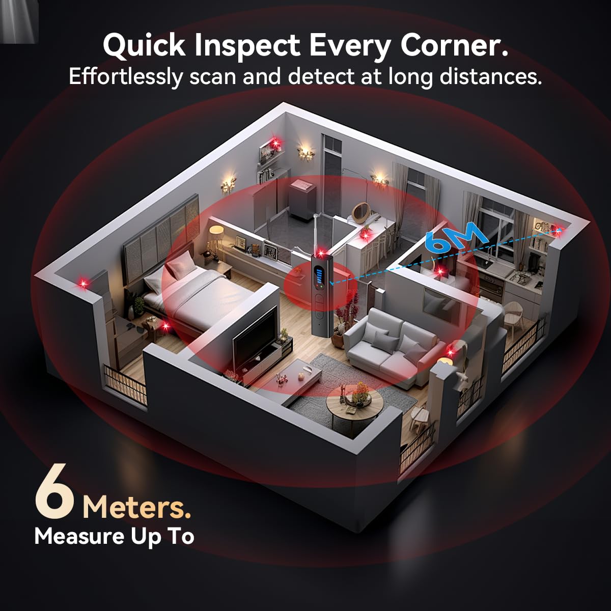 Mroace Portable RF Signal Scanner