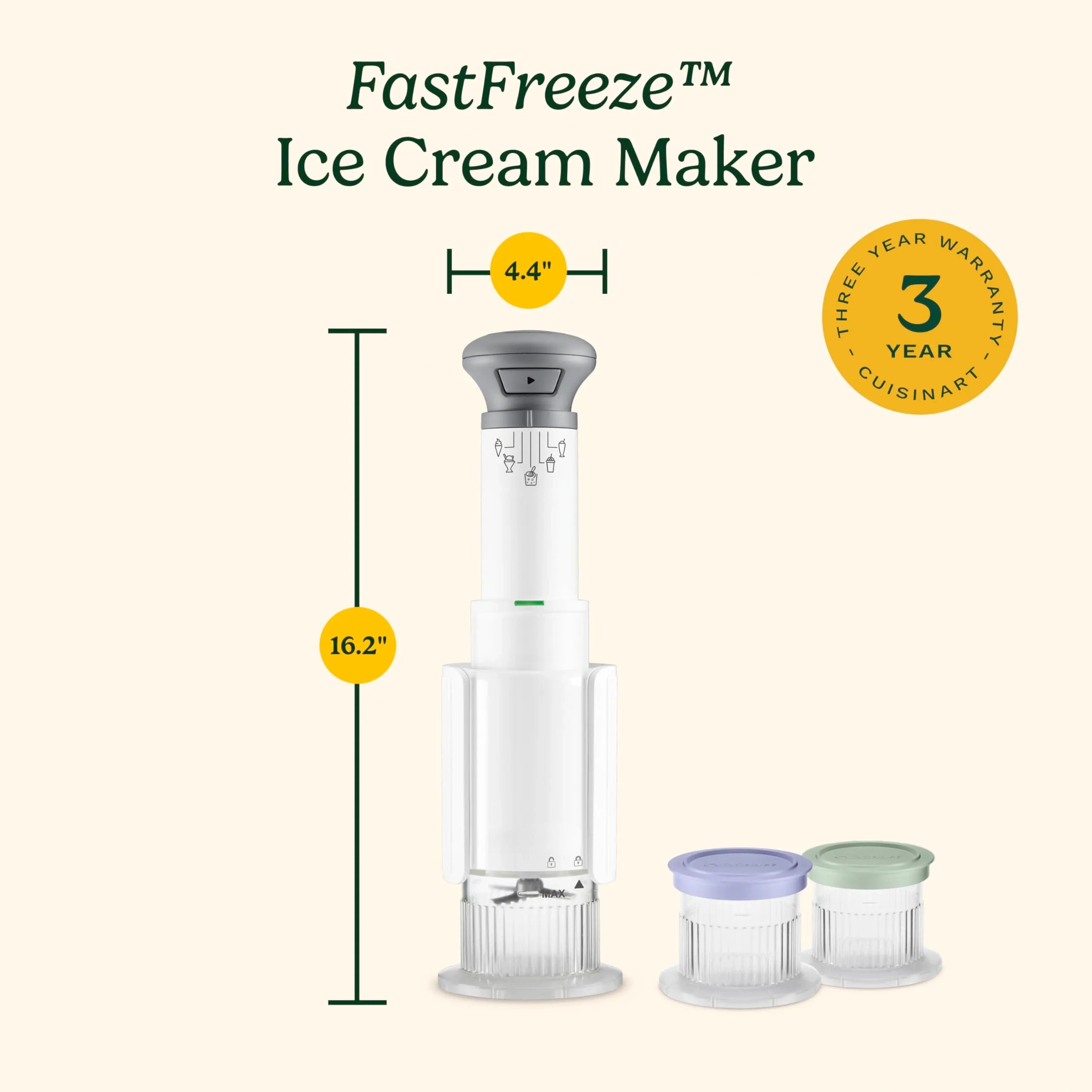 Mroace 5-in-1 Compact Frozen Dessert Maker