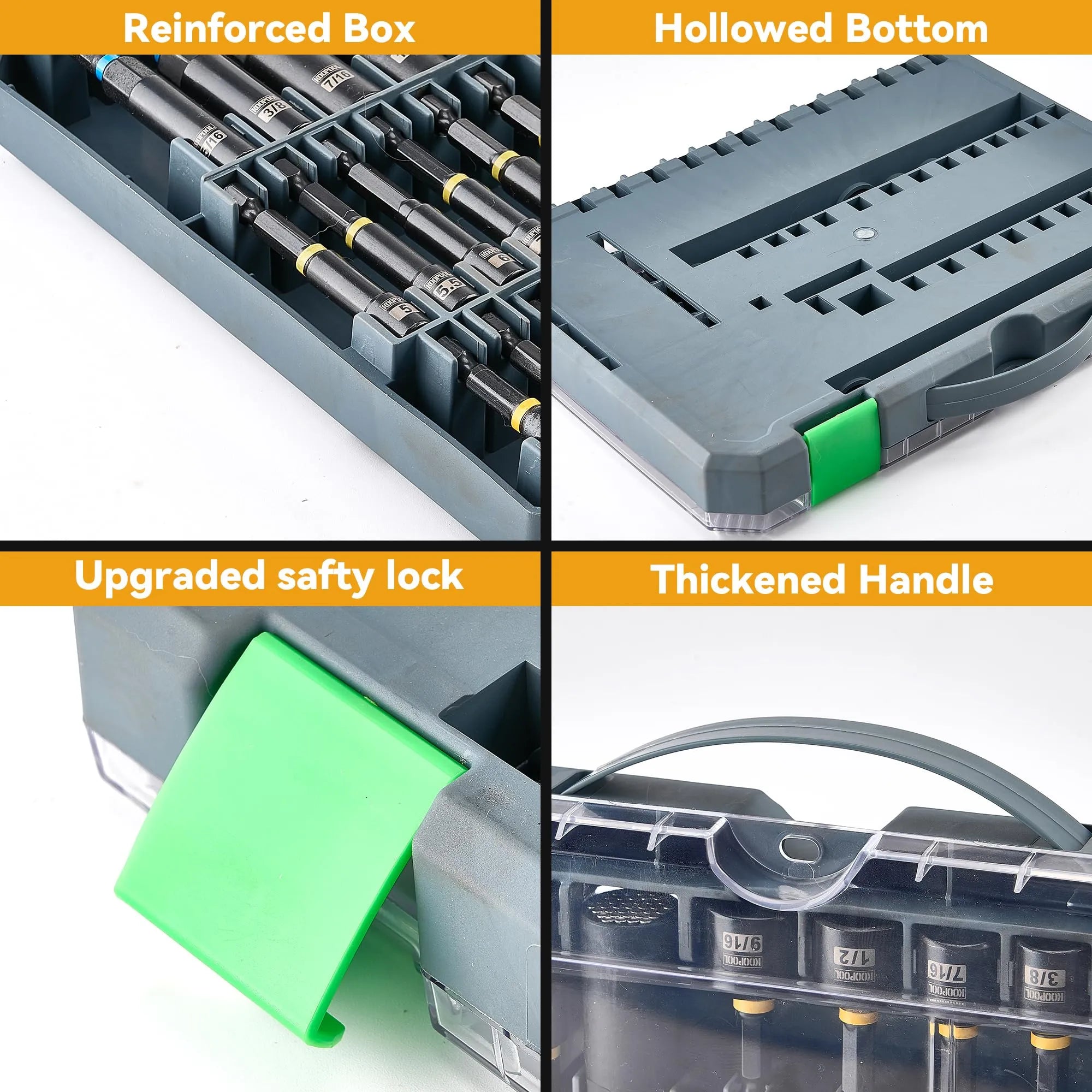 Mroace Magnetic Impact Nut Driver Set