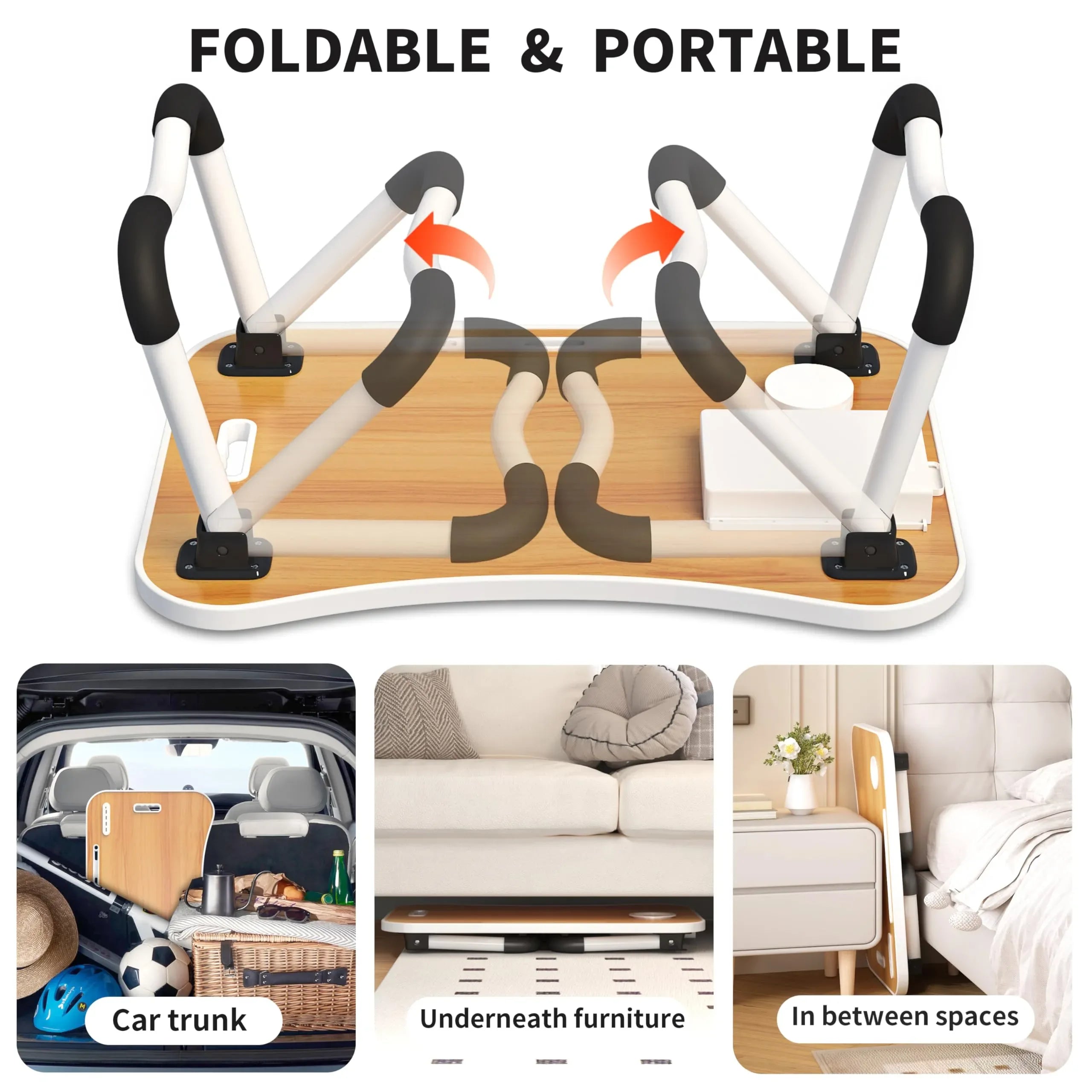 Mroace Foldable Portable Laptop Stand Lap Desk - MROACE