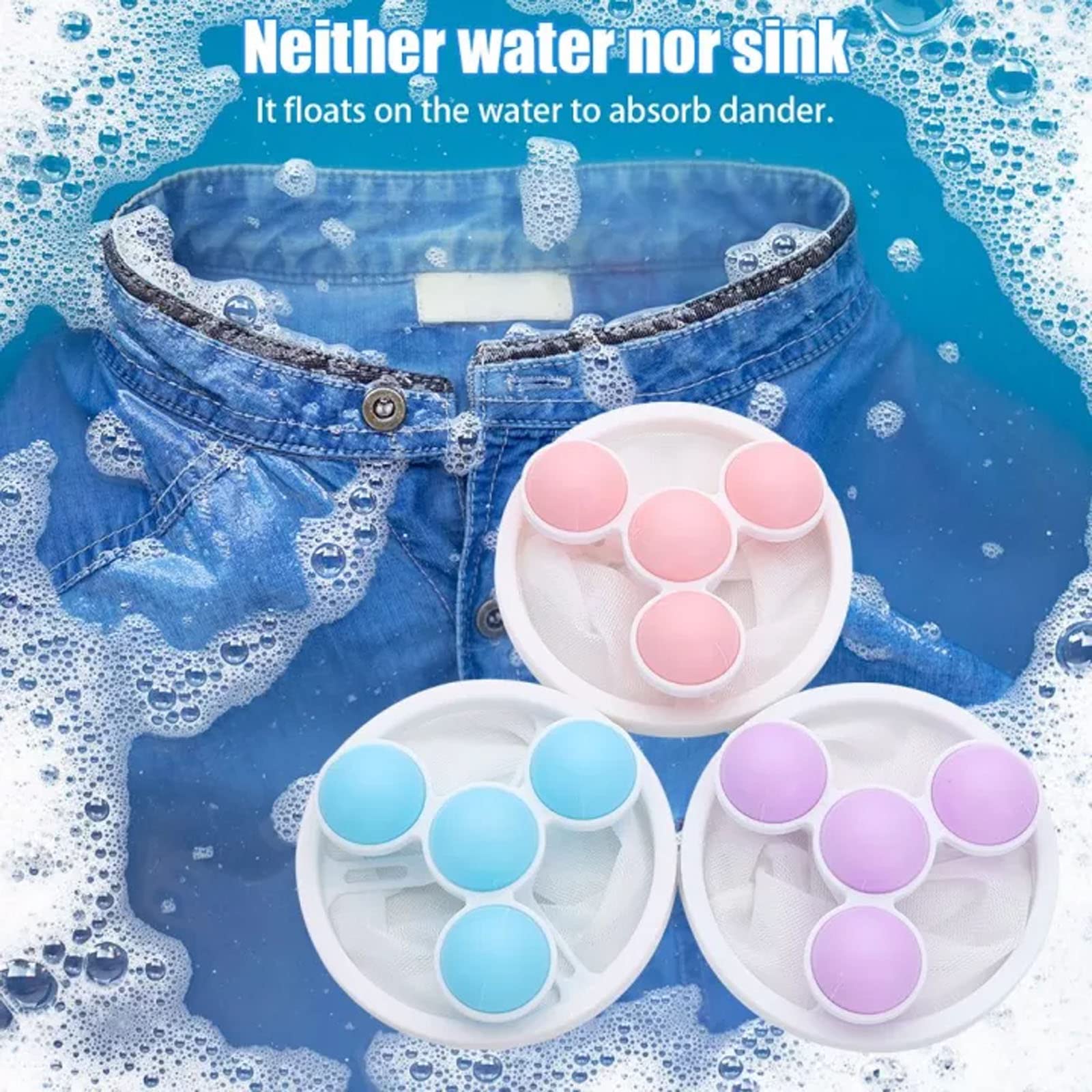 Mroace Washing Machine Hair Filter Cleaning Mesh