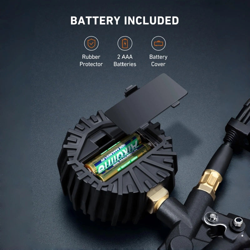 Mroace Heavy-Duty Tire Pressure Gauge with Quick Connect Coupler