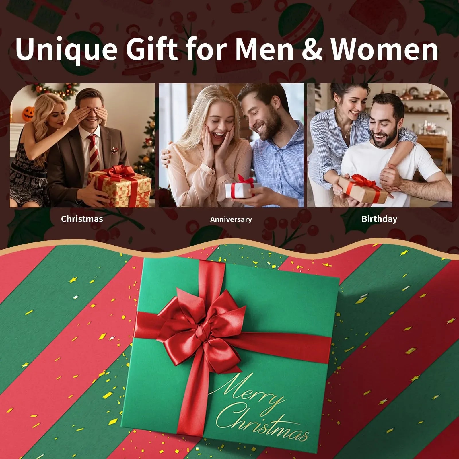 Mroace Rechargeable Built-In Lighter Whiskey Smoker Kit - MROACE