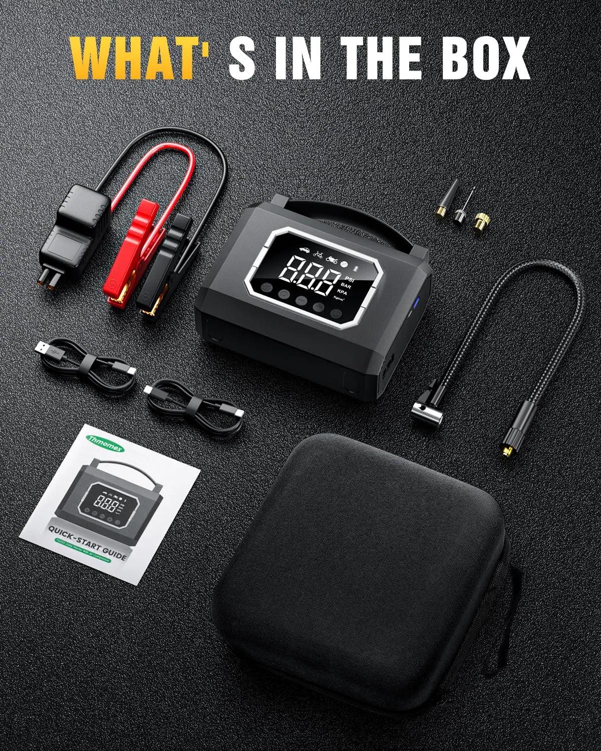 Mroace 4000A Jump Starter with Air Compressor - MROACE