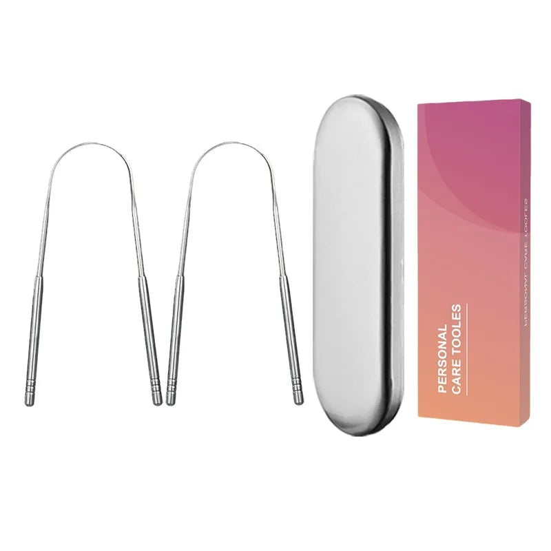 Mroace Stainless Steel Tongue Cleaning Tool