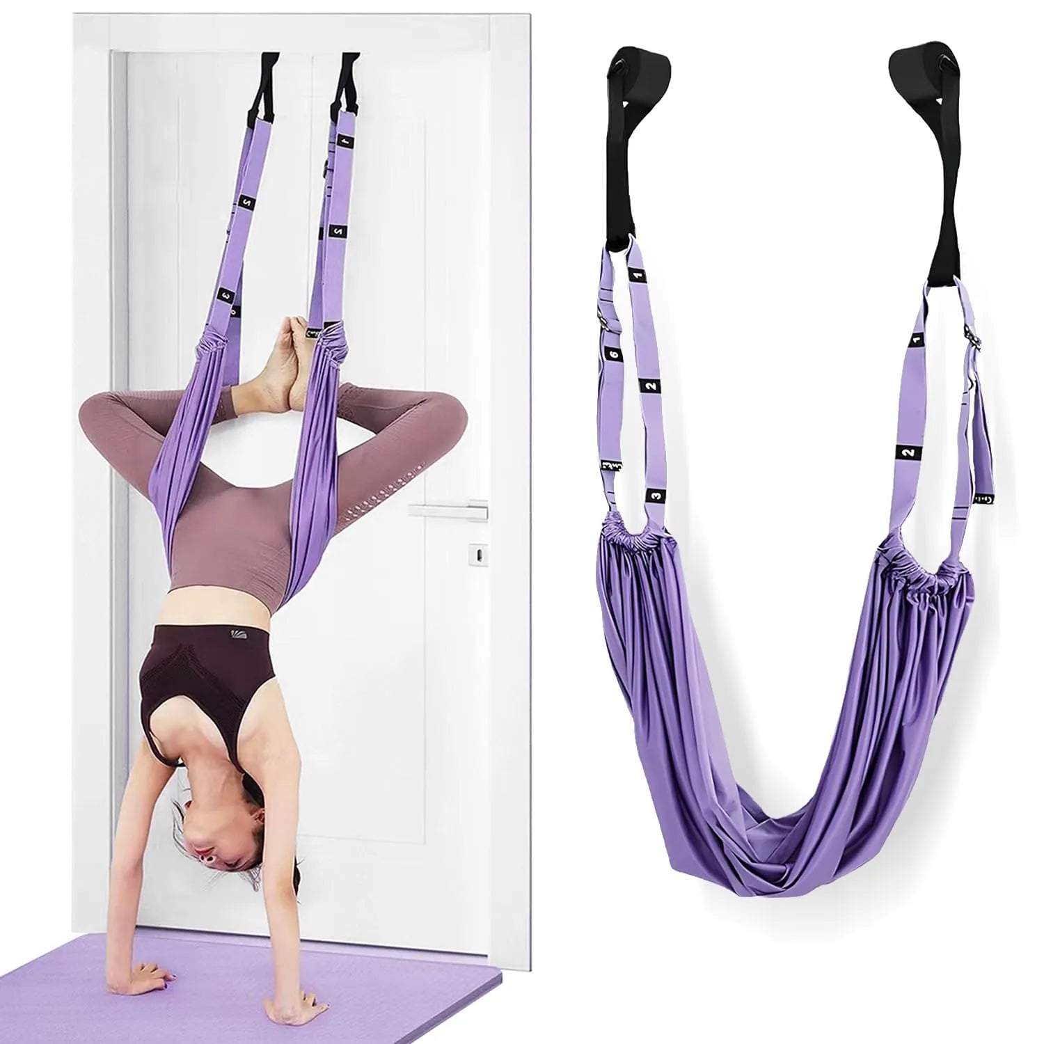 Mroace Adjustable Yoga Door Swing Strap