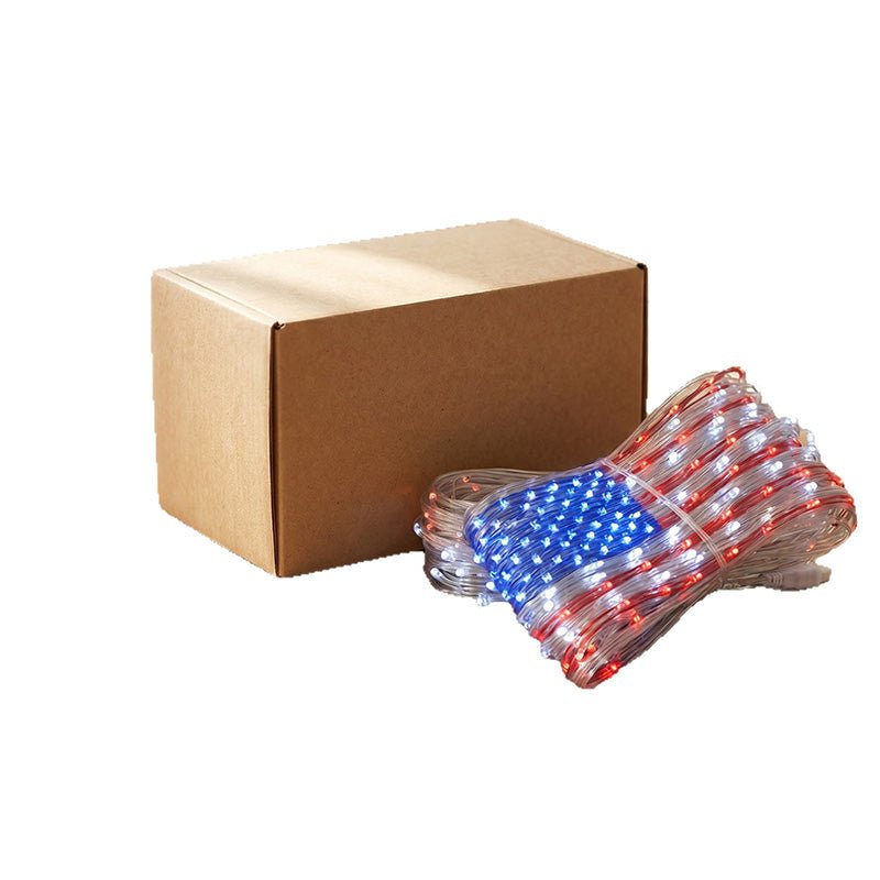 ❤️LIMITED-TIME 50% OFF!✨Patriotic Flag Net Lights – USB, Waterproof, 50,000-Hour✨