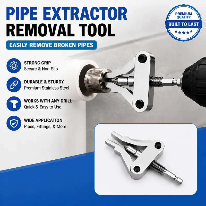 Mroace Broken Pipe Nipple Extractor Tool Set