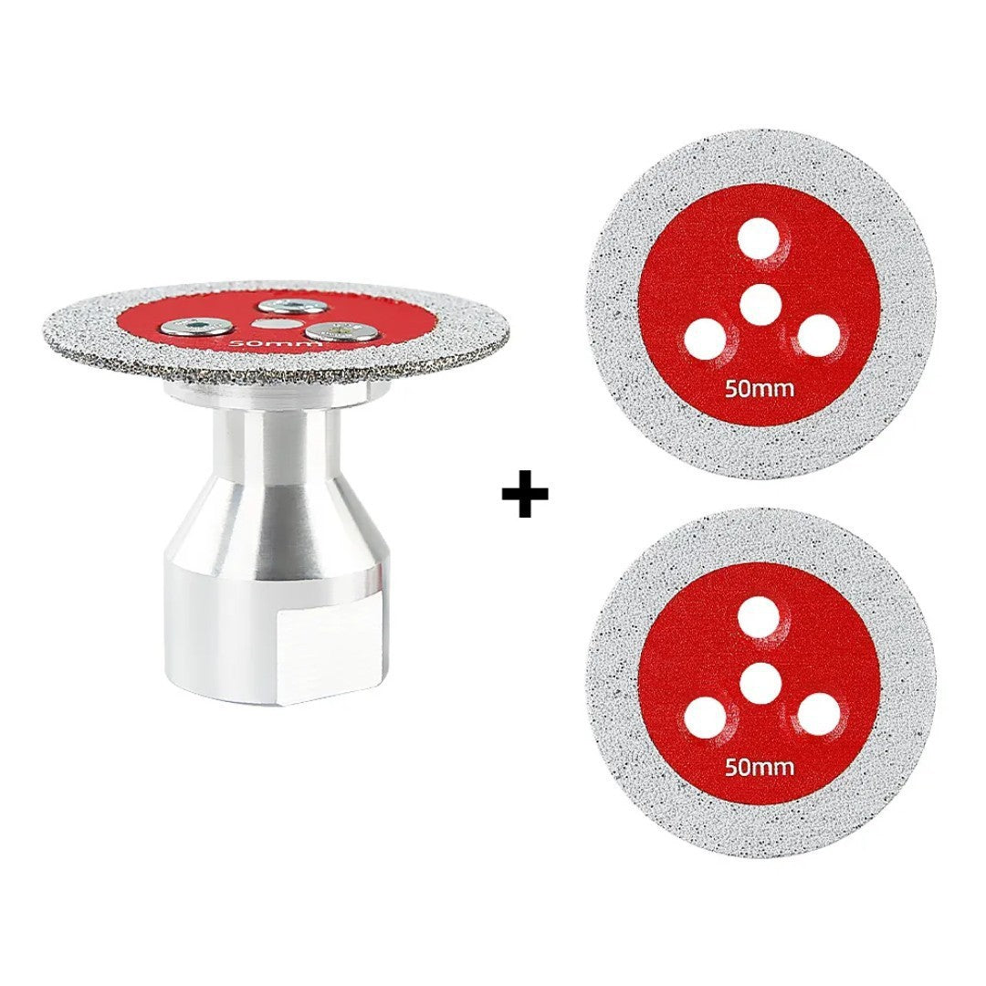 Mroace Vacuum Brazed Diamond Cutting Blades with Detachable Flange – 3PCS