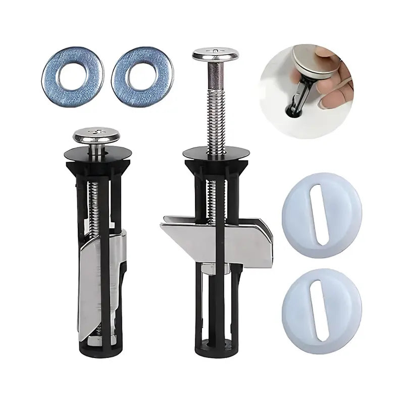 Mroace Universal Quick Release Toilet Seat Bolt Kit