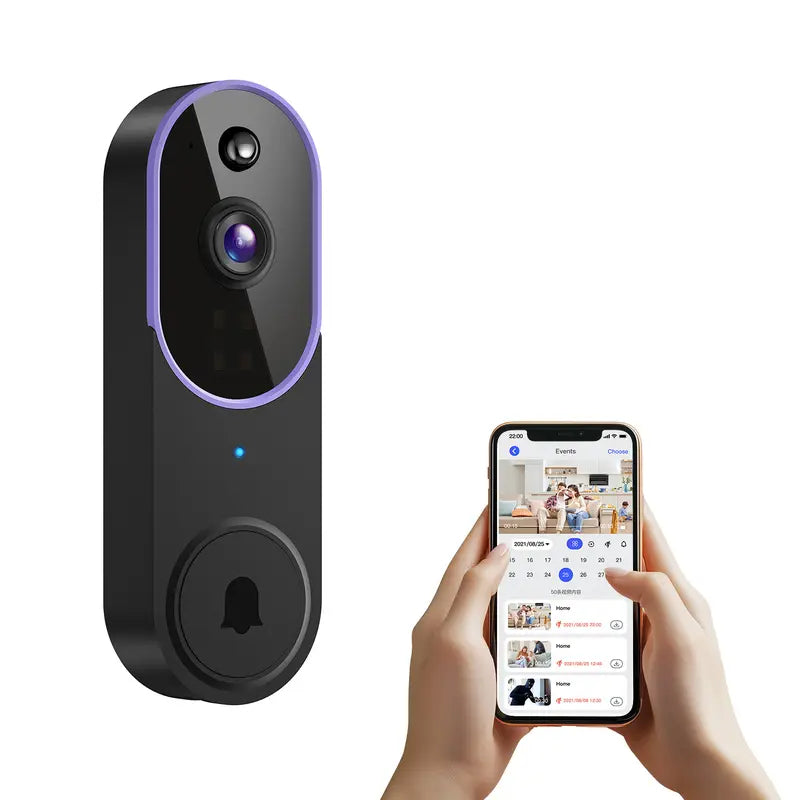 Mroace Wireless Smart Doorbell Camera With AI Human Detection