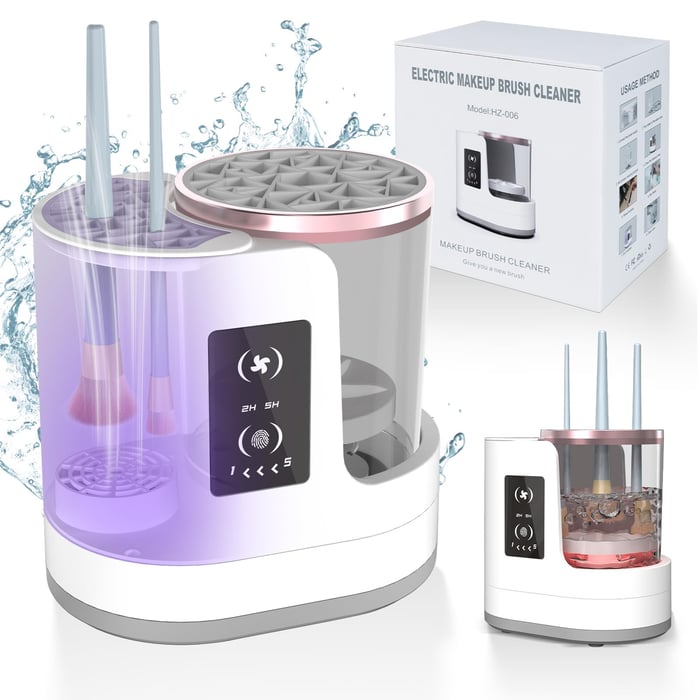 Mroace Electric Makeup Brush Cleaner Machine