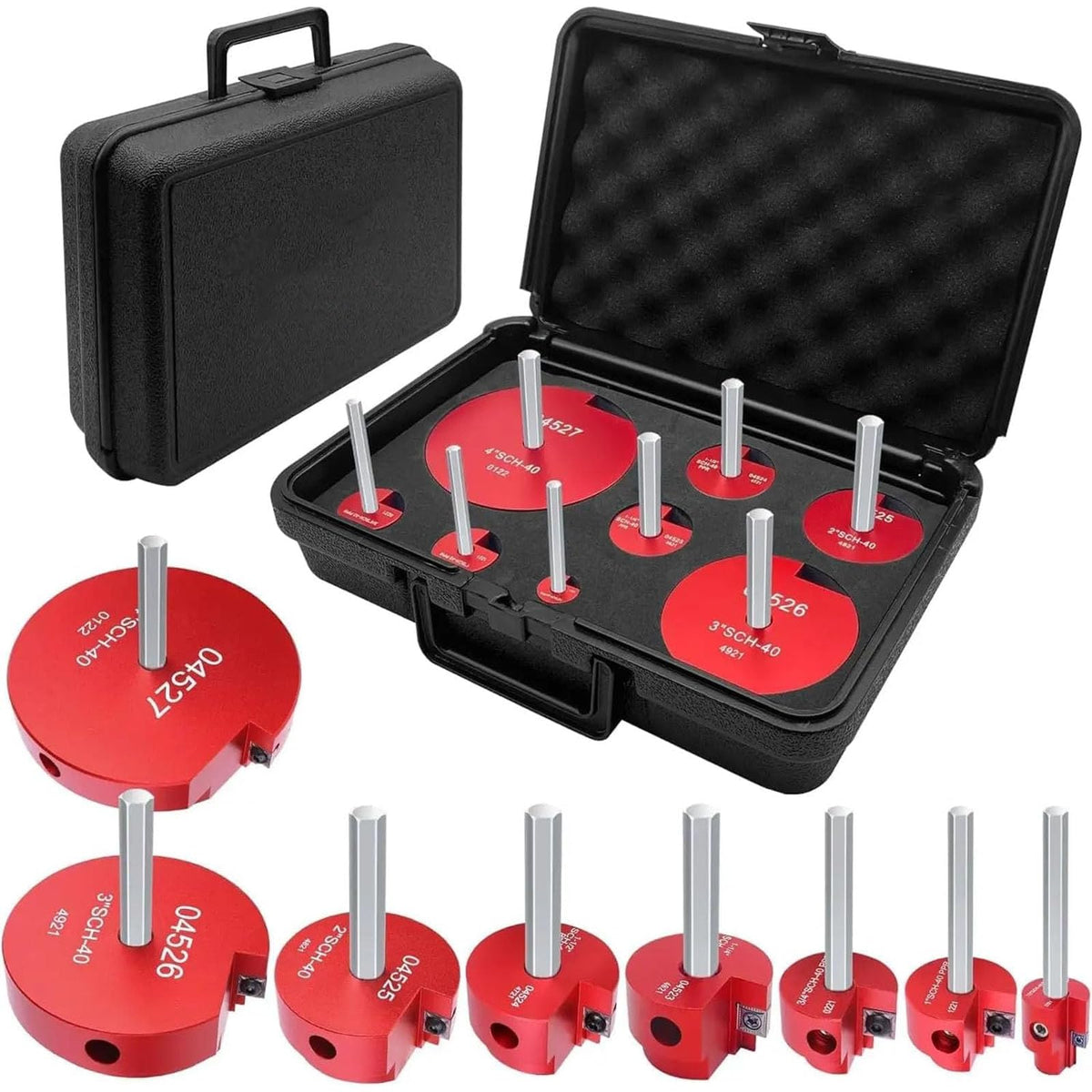 Mroace Aluminum Alloy PVC Pipe Reamer Kit