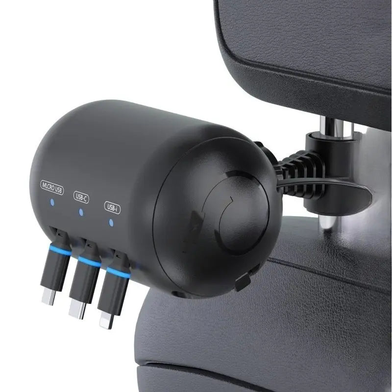Mroace Retractable Backseat Charging Station Box