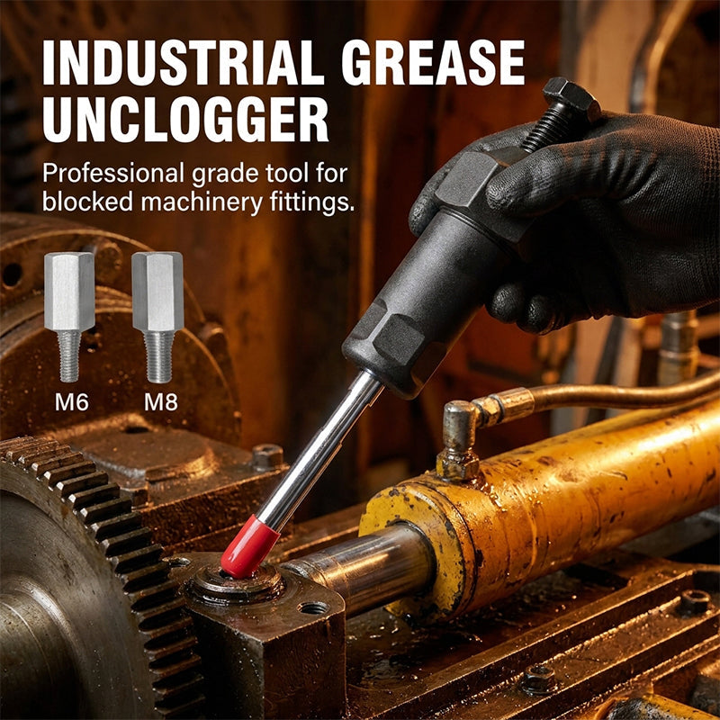 Mroace Heavy Duty Grease Fitting Cleaner Tool