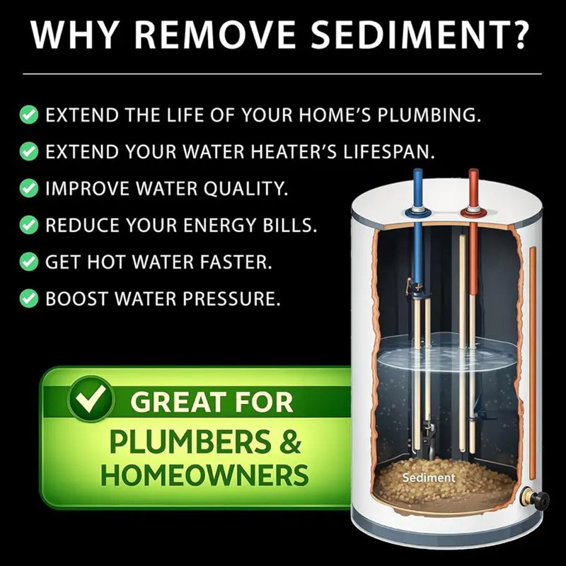 Mroace Water Heater Sediment Cleaning Tool
