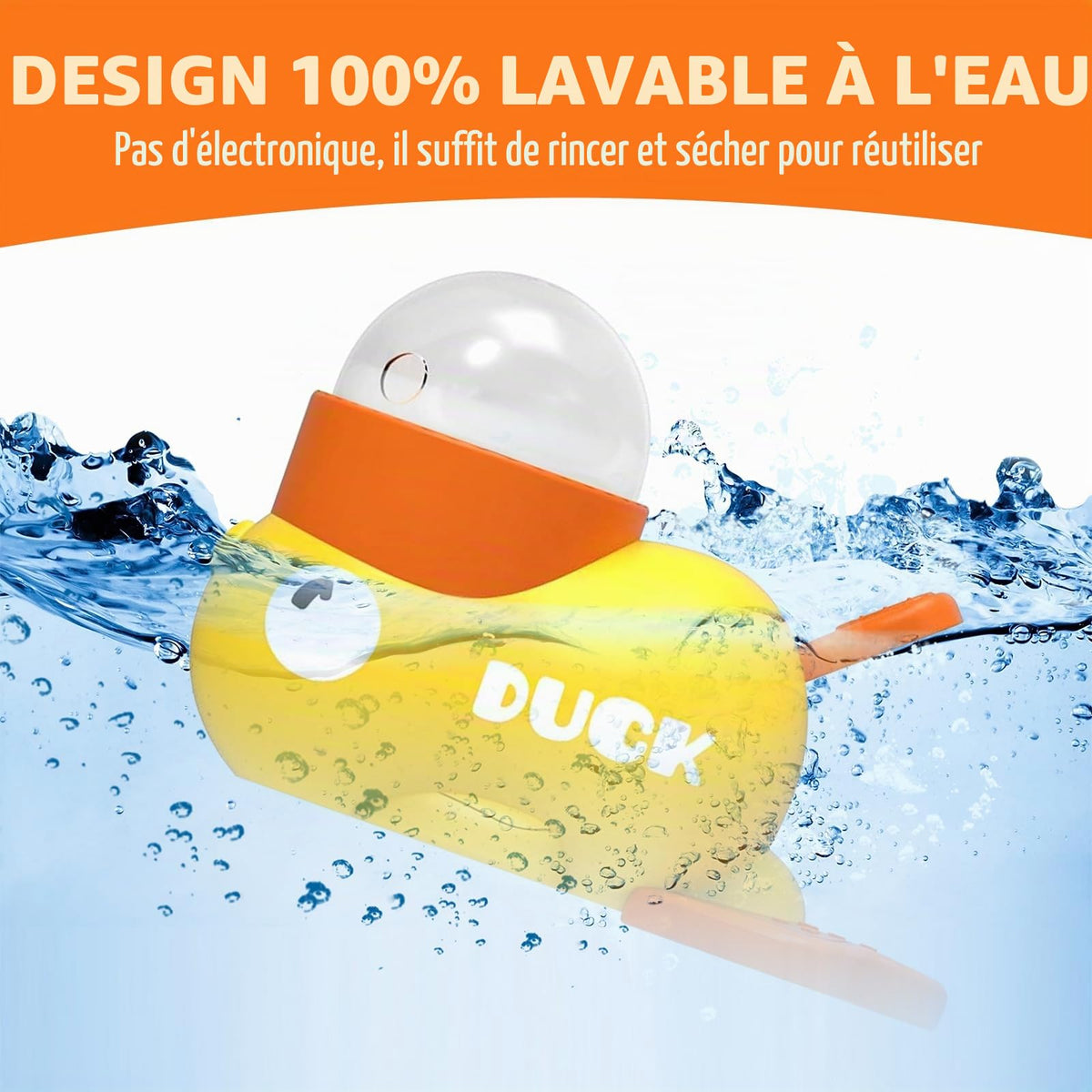 Mroace Interactive Duck Shaped Pet Food Dispenser