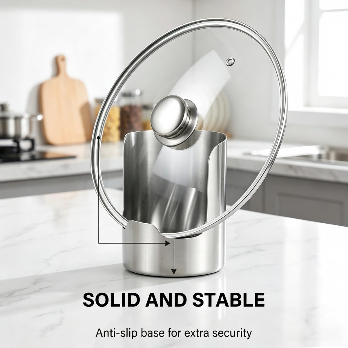 Mroace Rust Resistant Stainless Steel Utensil Holder