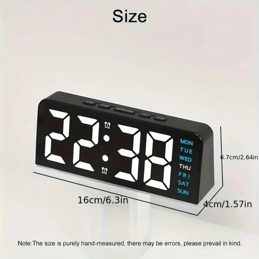 Mroace Multifunctional LED Digital Alarm Clock