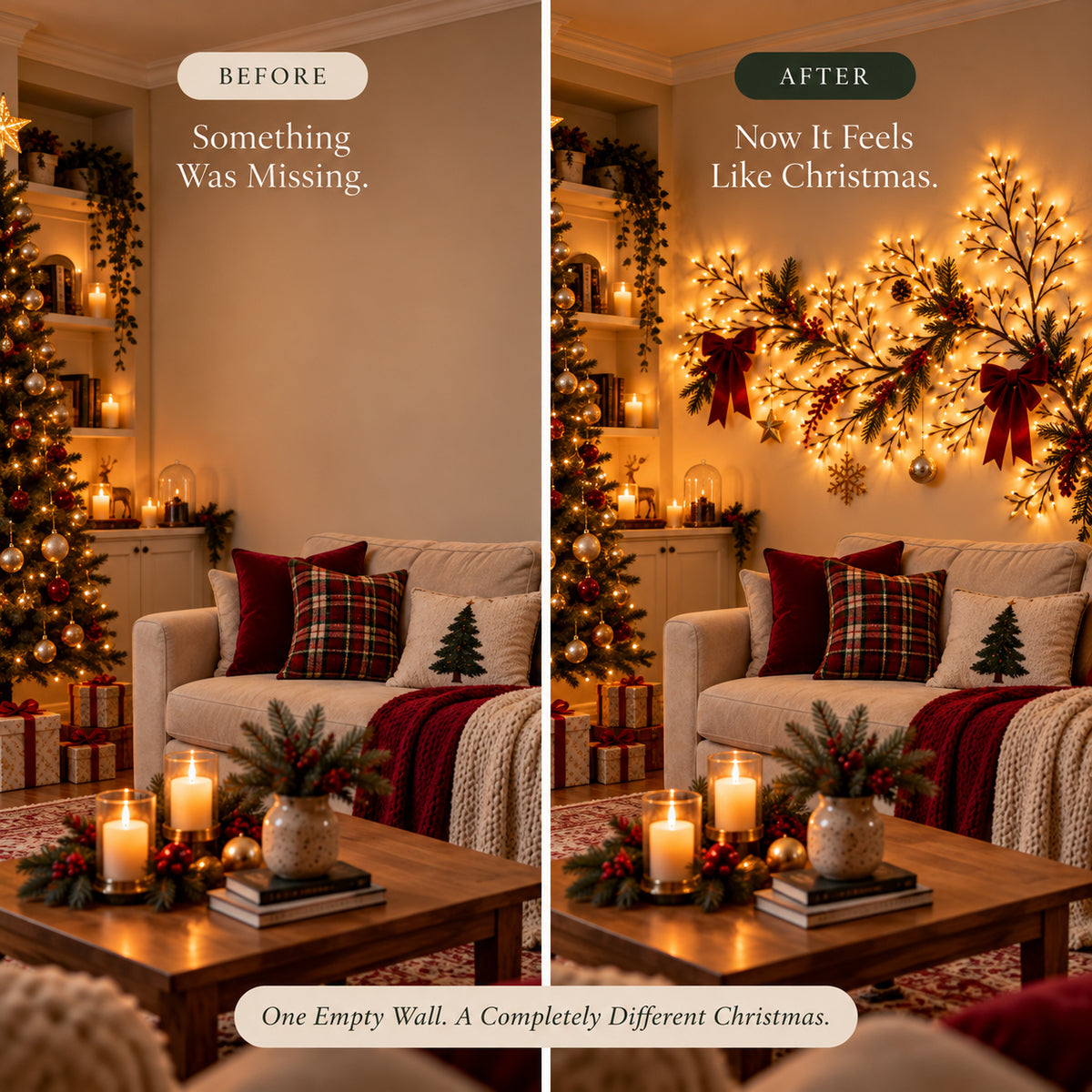 Mroace LED Christmas Decorative Branch Lights