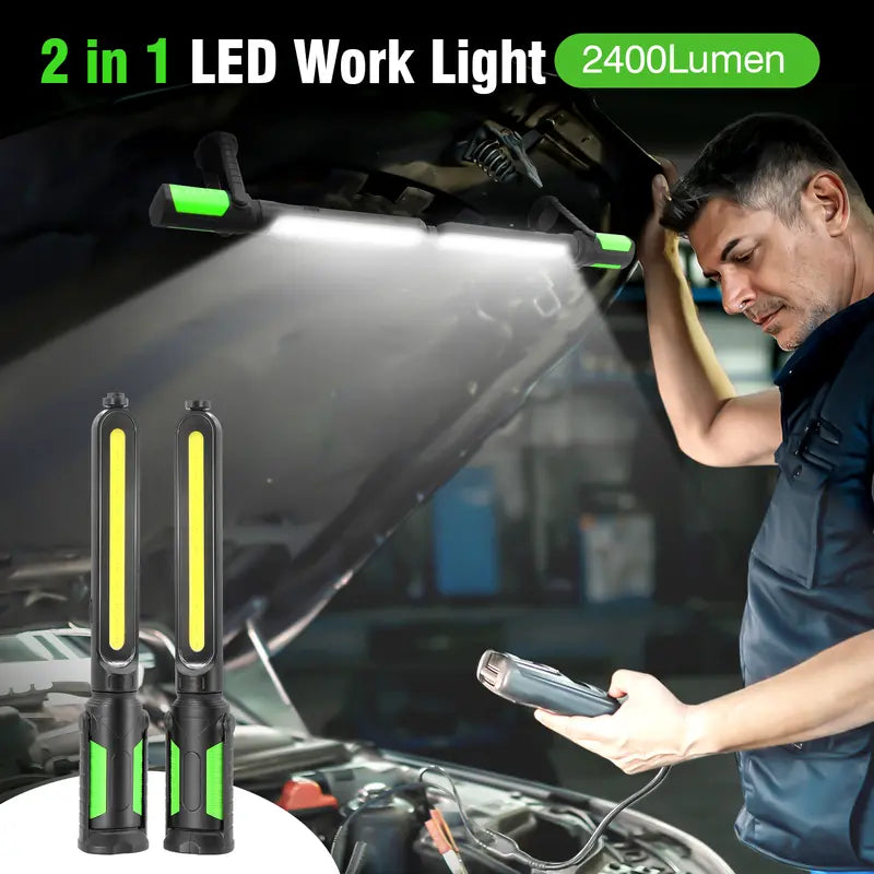 Mroace Rechargeable Magnetic USB Work Light Bar