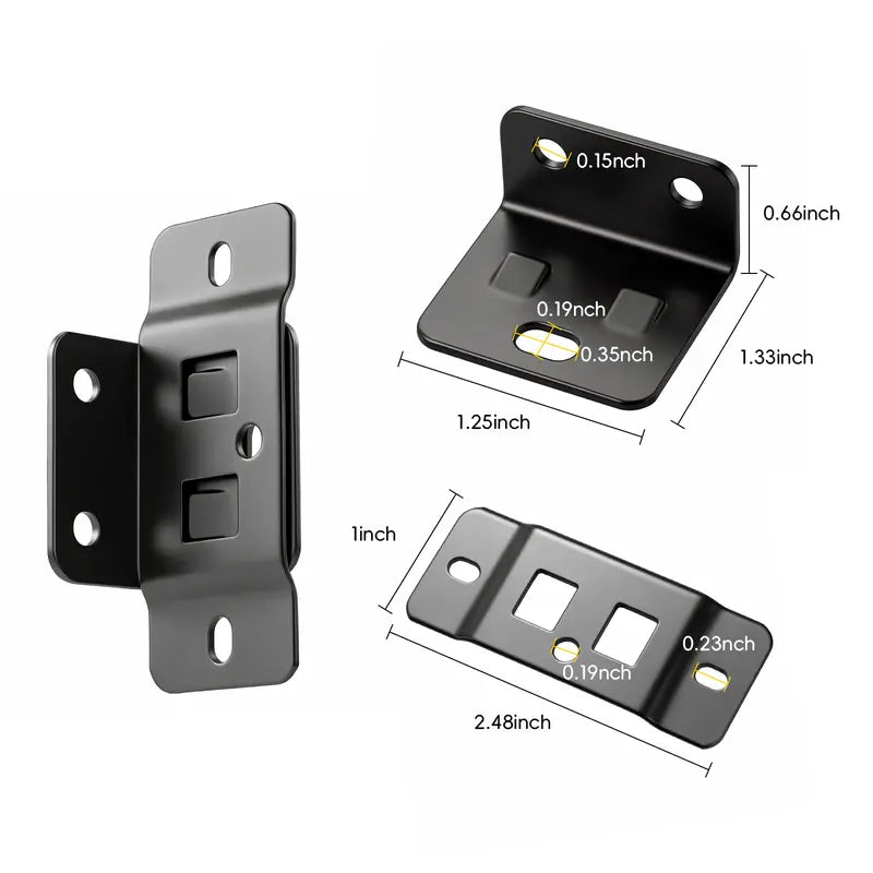 Mroace Heavy Duty Stainless Steel Corner Brackets