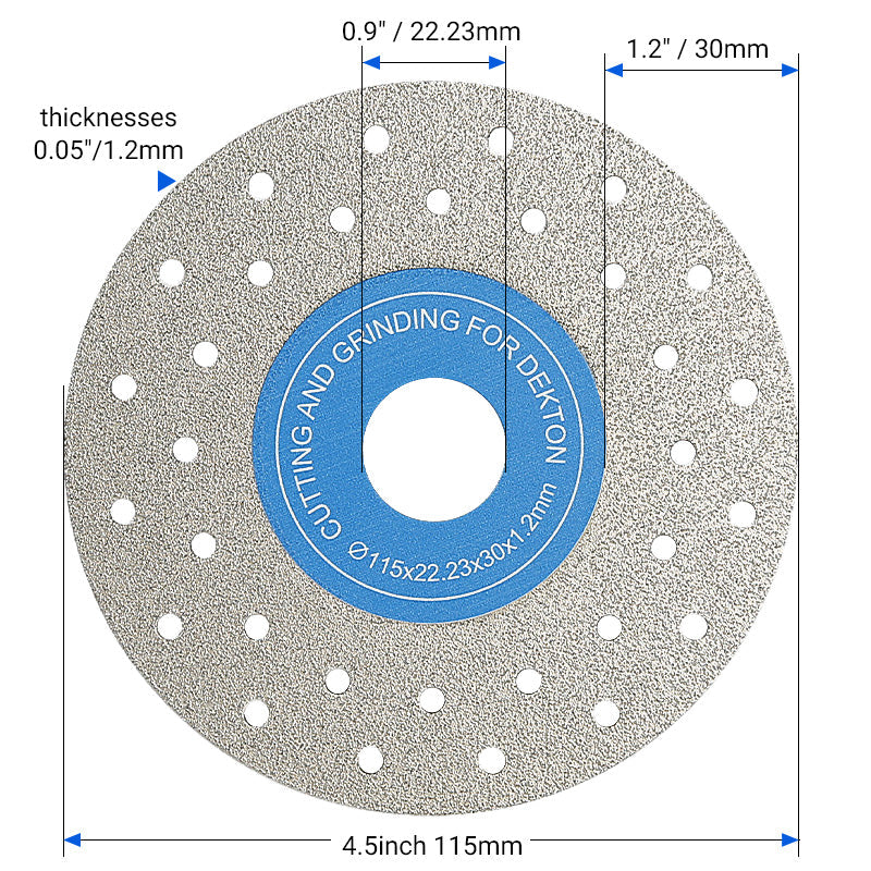 Mroace Diamond Chamfer Blades for Tile and Stone – 3PCS