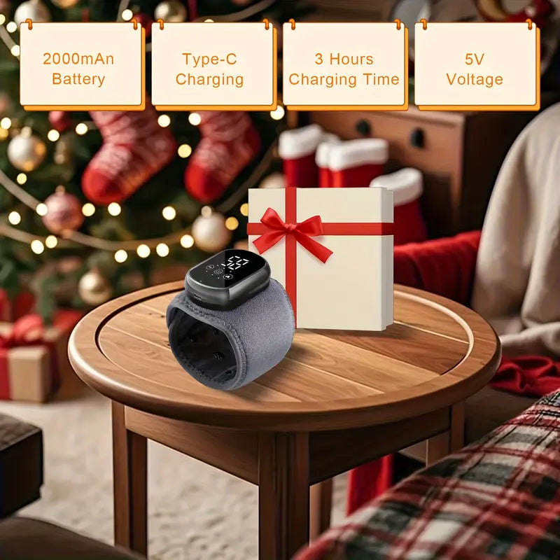 Mroace Rechargeable Heated Vibration Wrist Massager