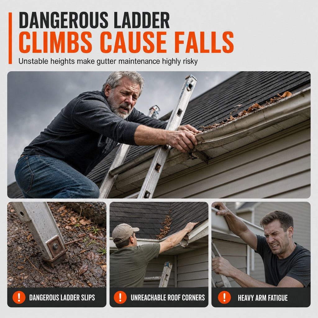 Mroace Extendable Gutter Cleaning Tool