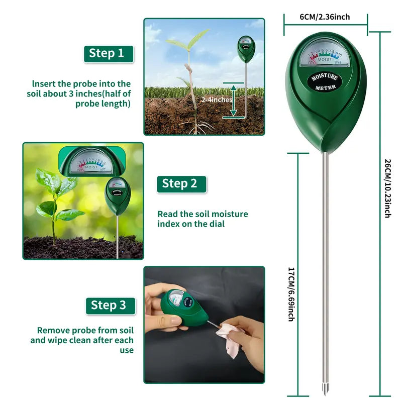 Mroace Battery Free Soil Moisture Meter